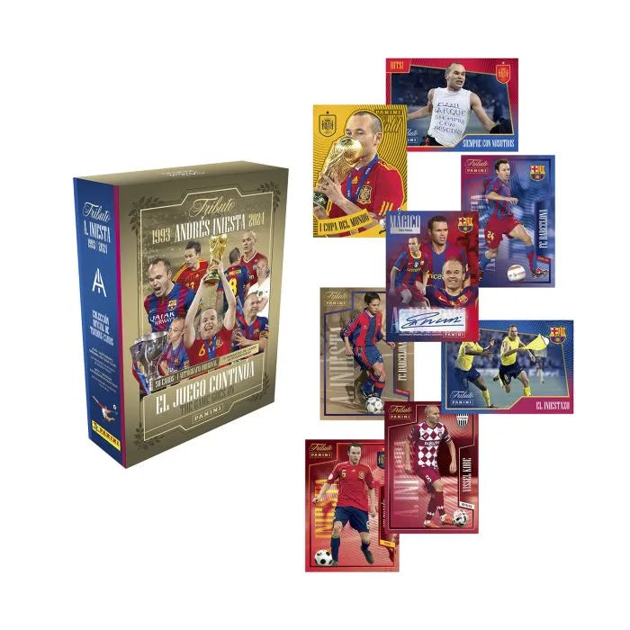 Panini Andrés Iniesta Tribute Set – Box Tributo