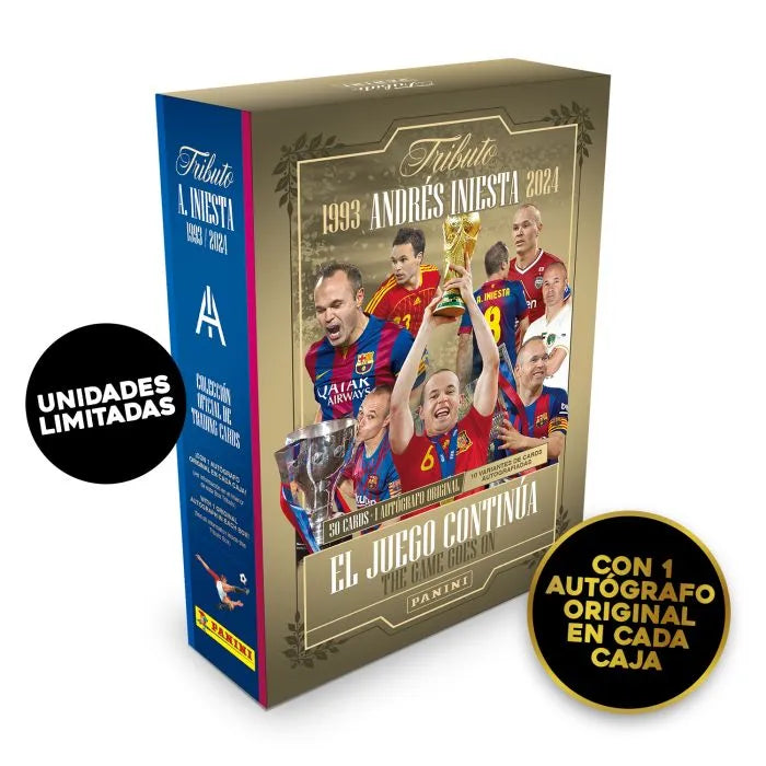 Panini Andrés Iniesta Tribute Set – Box Tributo