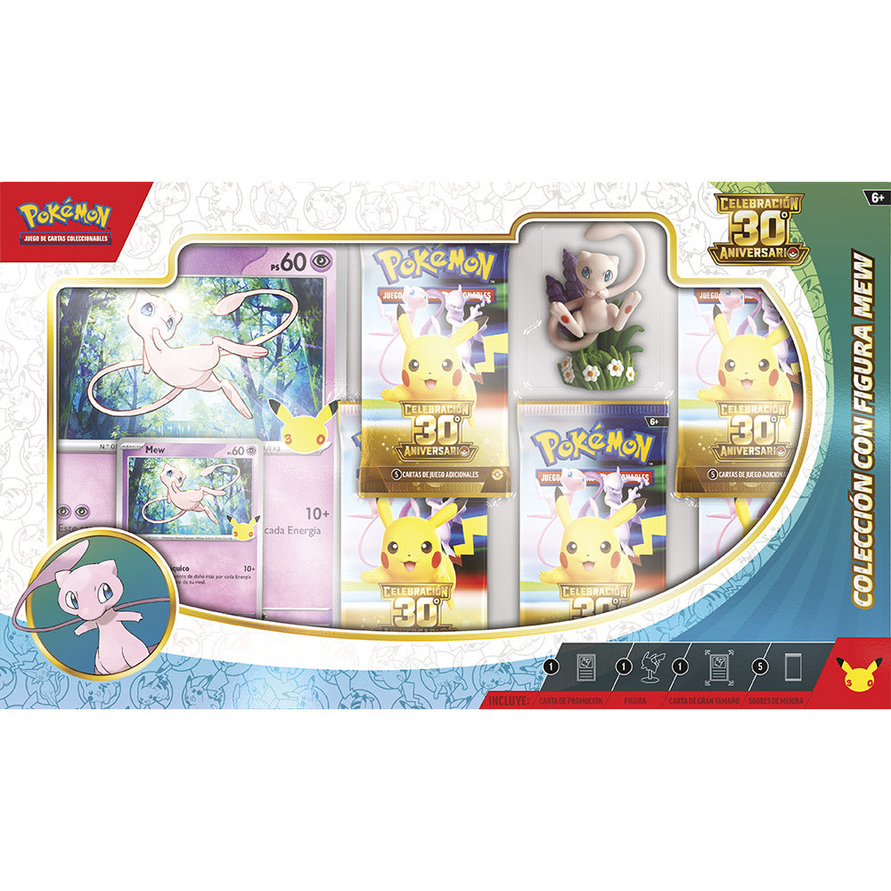 Pokémon Colección Figura Mew 30 Aniversario Español | Tier Kards