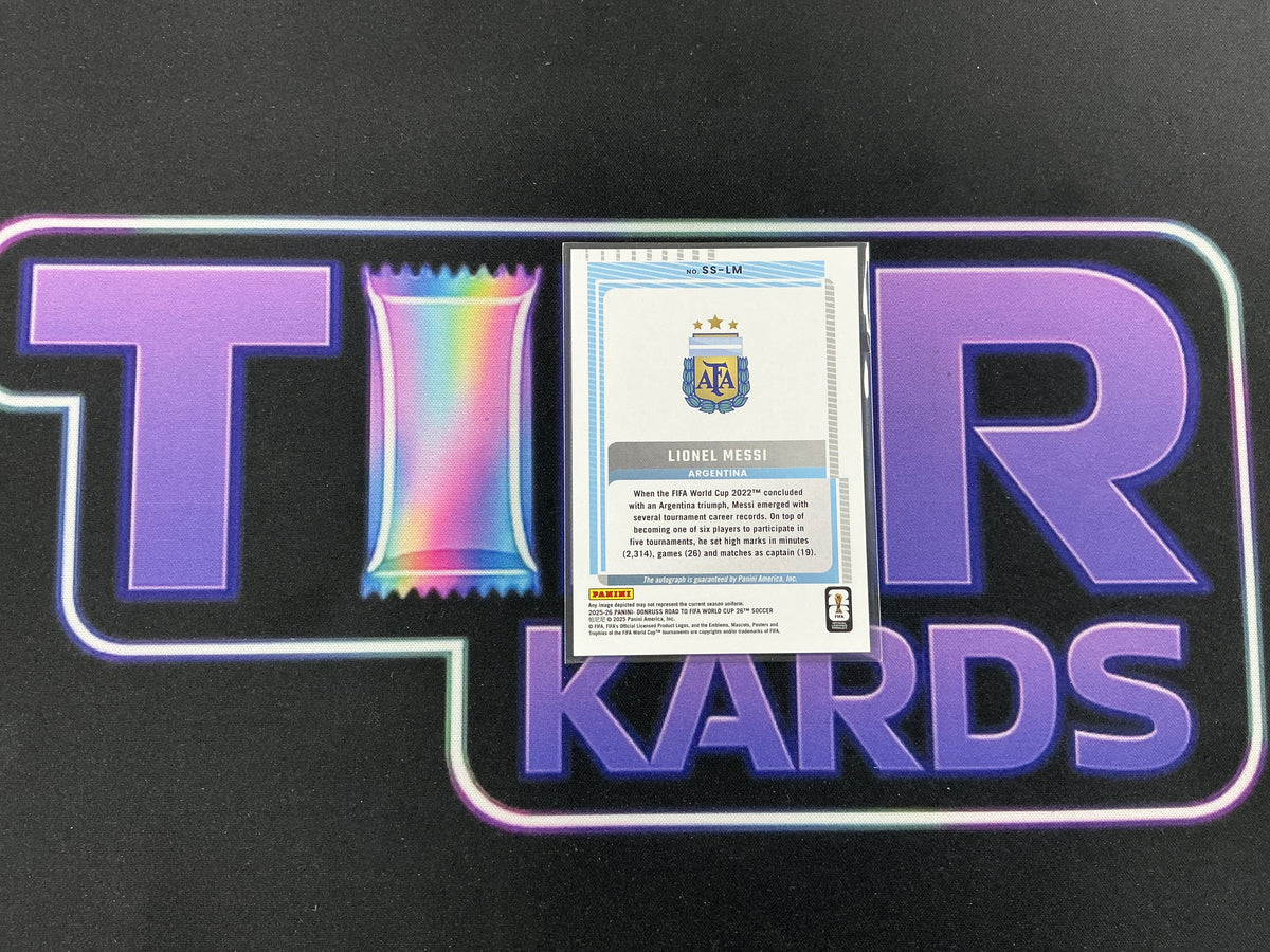 Lionel Messi Donruss Autograph #SS-LM