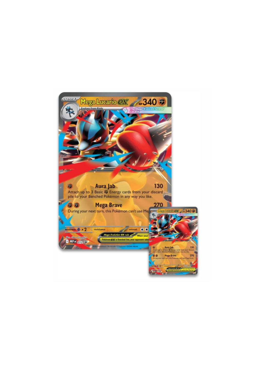 Pokémon Mega Lucario Ex Figure Collection (Inglés)