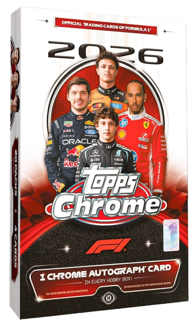 Topps Chrome Formula One 2026 - Hobby Box(Pre Order 15/10/25)