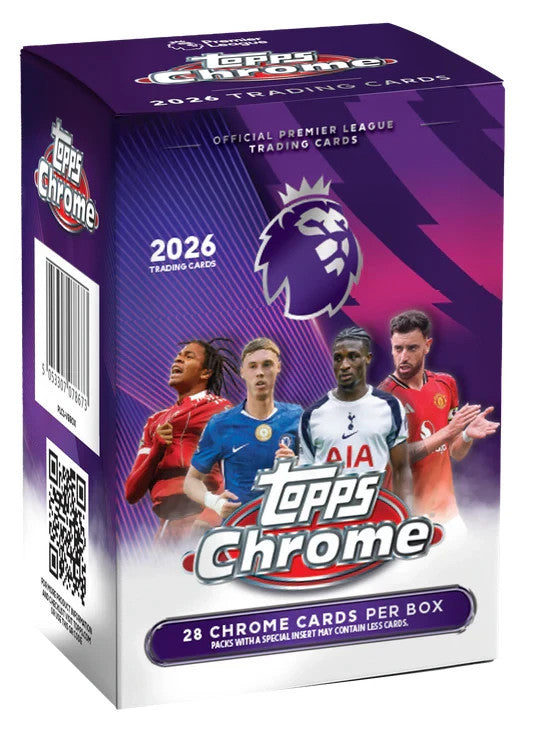 Topps Chrome Premier League Value Box 2026 | Tier Kards