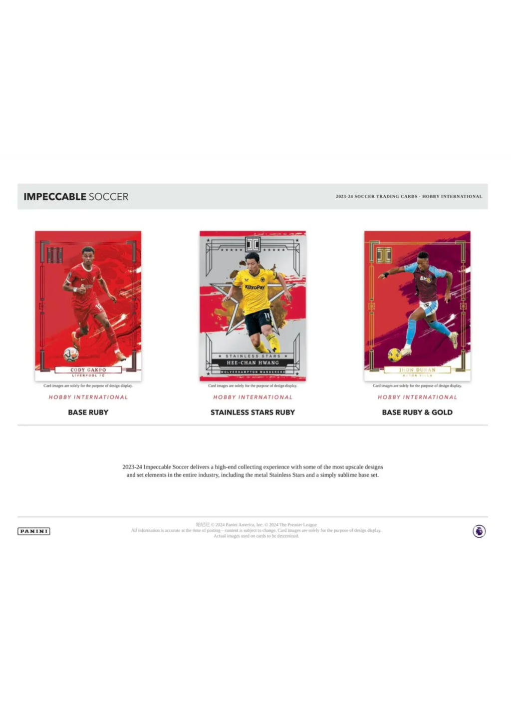 2023-24 Panini Impeccable Soccer International Hobby Box