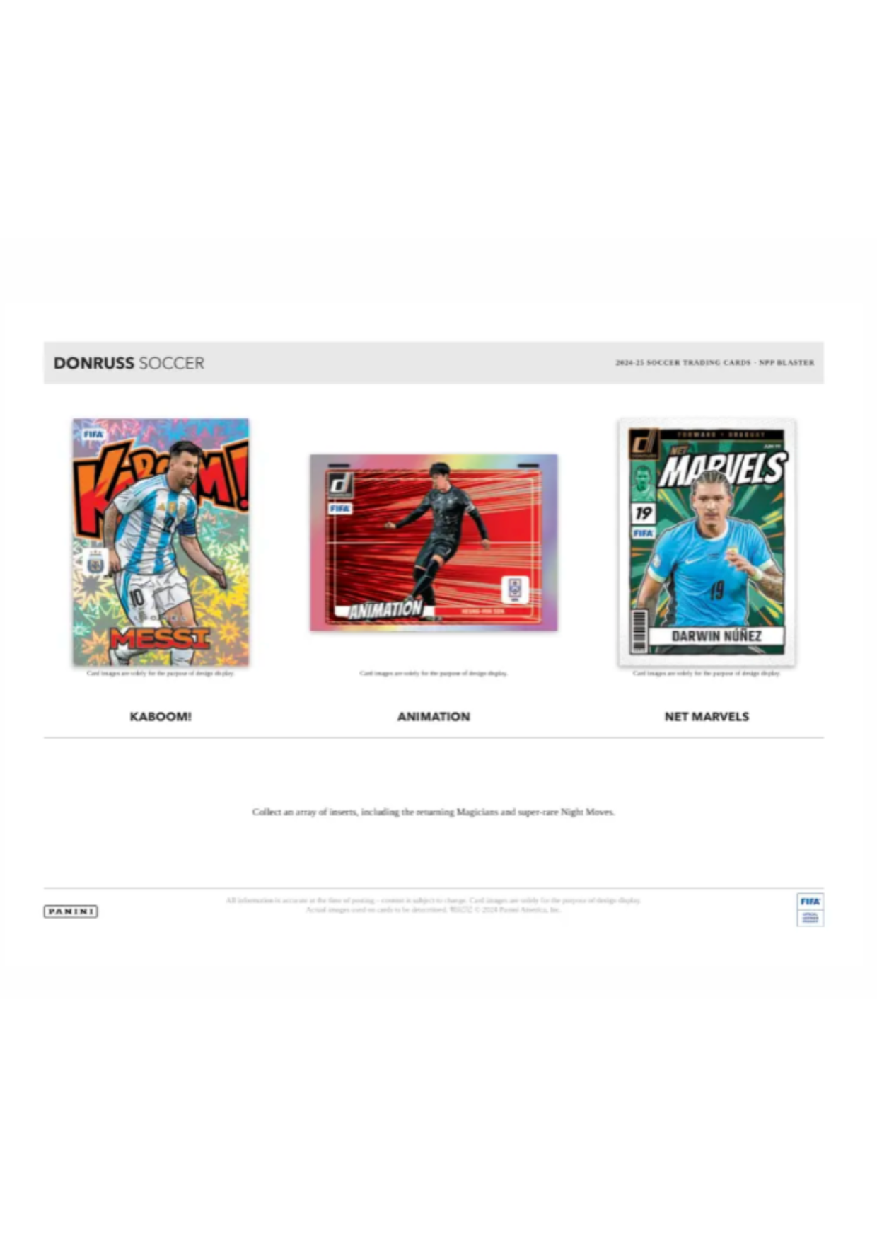 2024-25 Panini Donruss FIFA Soccer Blaster Box