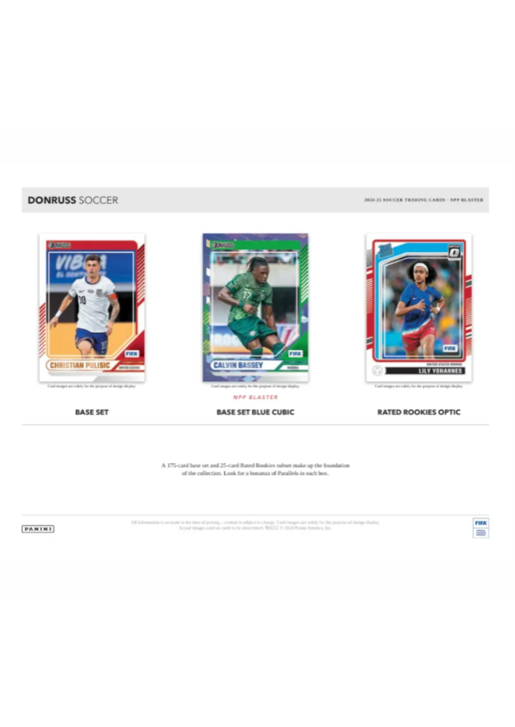 2024-25 Panini Donruss FIFA Soccer Blaster Box
