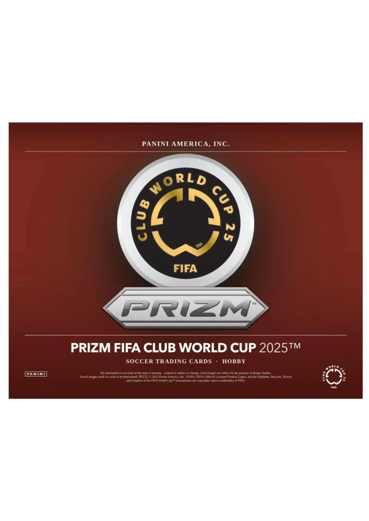 2025 Prizm FIFA Club World Cup Soccer – Blaster Box