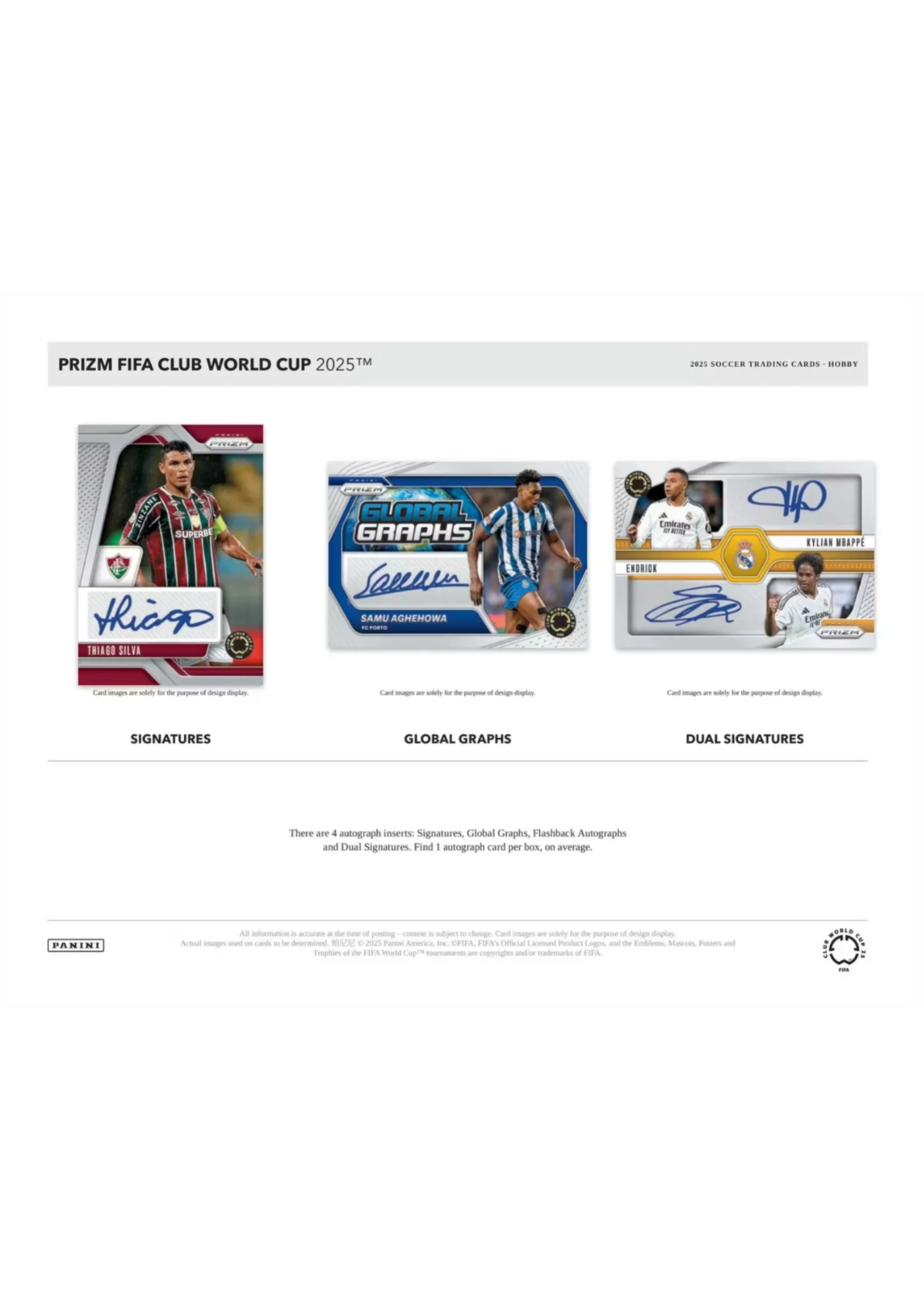 2025 Prizm FIFA Club World Cup Soccer – Blaster Box