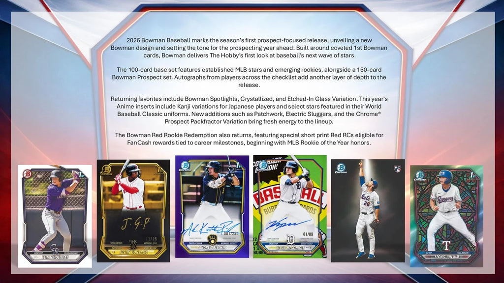 2026 Bowman Baseball Hobby (PRE ORDER)