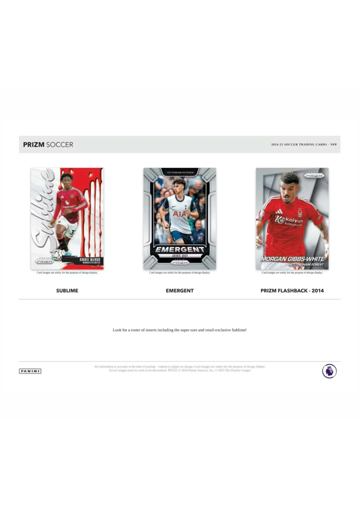 2024-25 Panini Prizm EPL Blaster Box