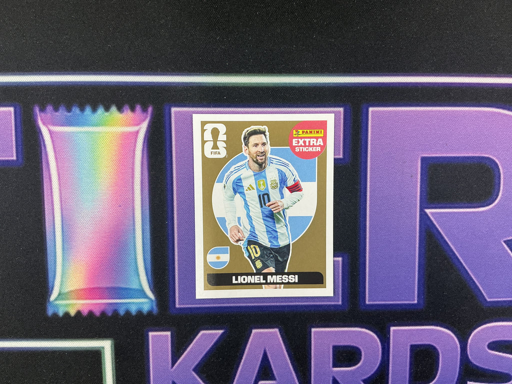 Messi extra sticker oro Word Cup 2026