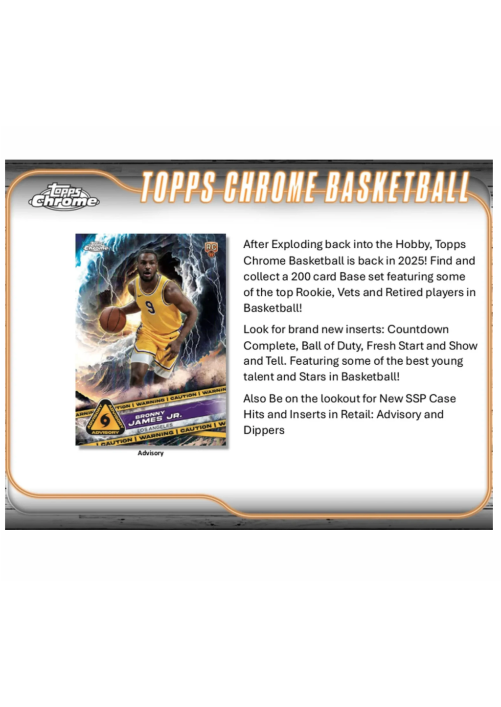 2024-25 Topps Chrome Basketball – Mega