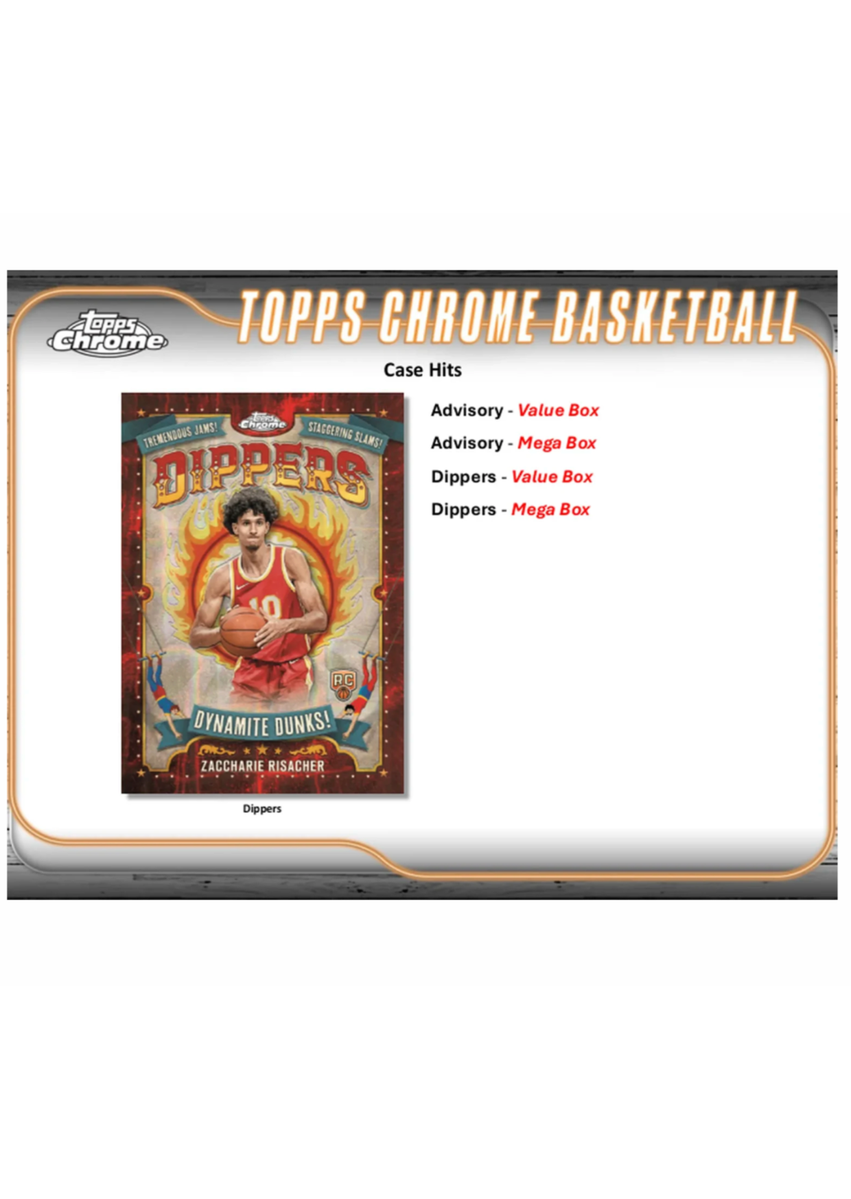 2024-25 Topps Chrome Basketball – Mega