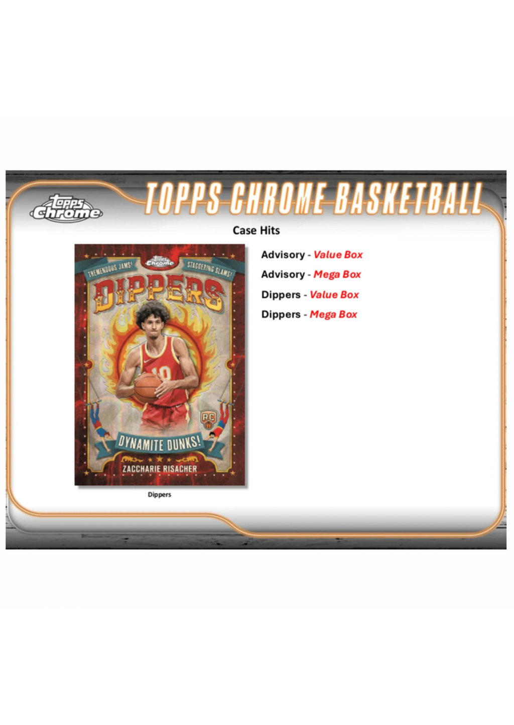 2024-25 Topps Chrome Basketball – Value Box