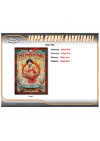 2024-25 Topps Chrome Basketball – Value Box