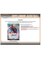 2024-25 Topps Chrome Basketball – Value Box