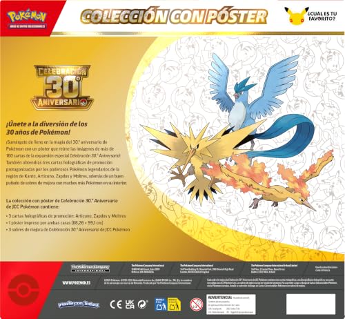Caja Colección Pokémon 30 Aniversario con Póster | Tier Kards