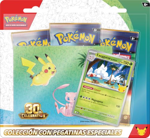 Colección Pegatinas 30.º Aniversario JCC Pokémon 🇪🇸 Español / (🇬🇧Inglés Pre Order) (Modelo Aleatorio) | Tier Kards