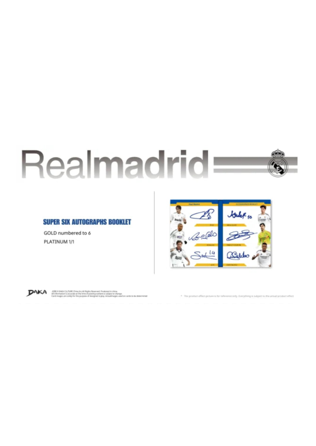 2024-25 Daka Real Madrid – Hobby Box