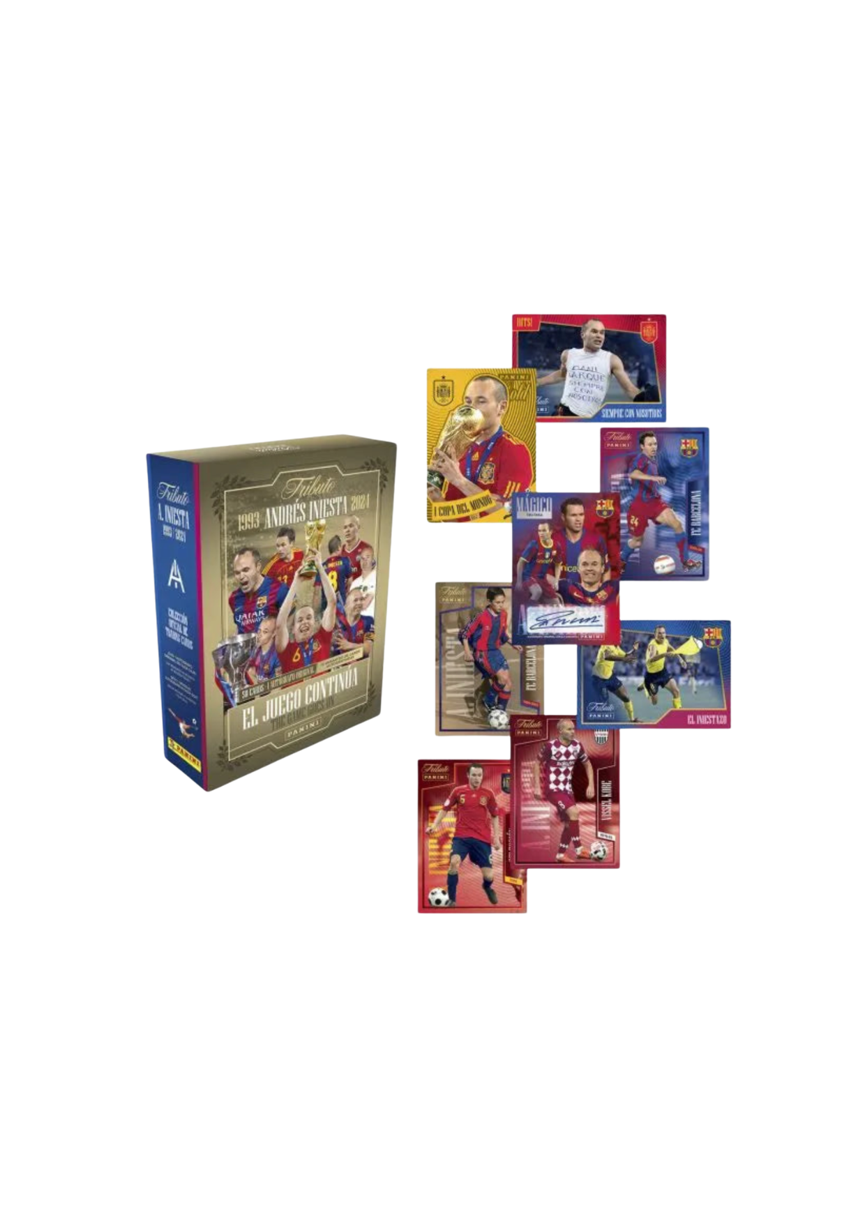 Panini Andrés Iniesta Tribute Set – Box Tributo