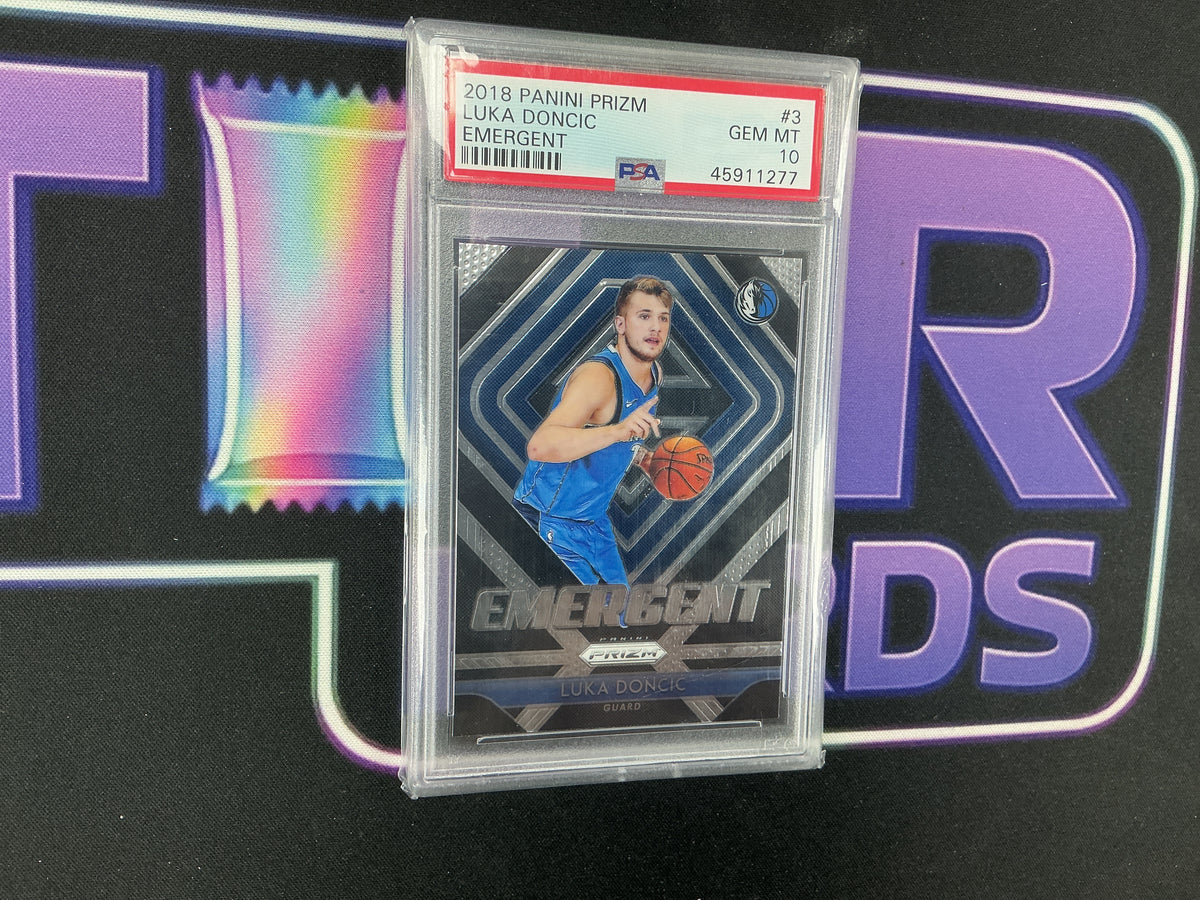 2018-19 Panini Prizm Luka Doncic Emergent #3 PSA10