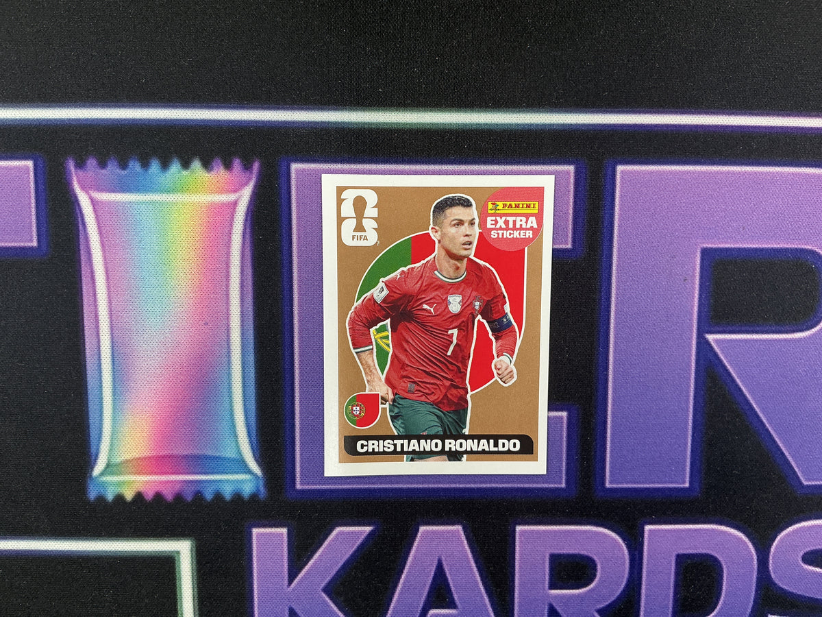 Cristiano Ronaldo extra sticker bronce Word Cup 2026