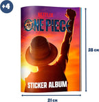 One Piece Cards Álbum Oficial con 10 Stickers incluidos
