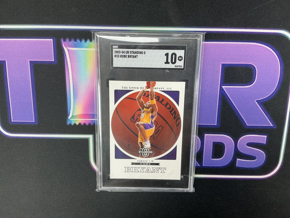 2003-04 UD Standing O #33 Kobe Bryant SGC10