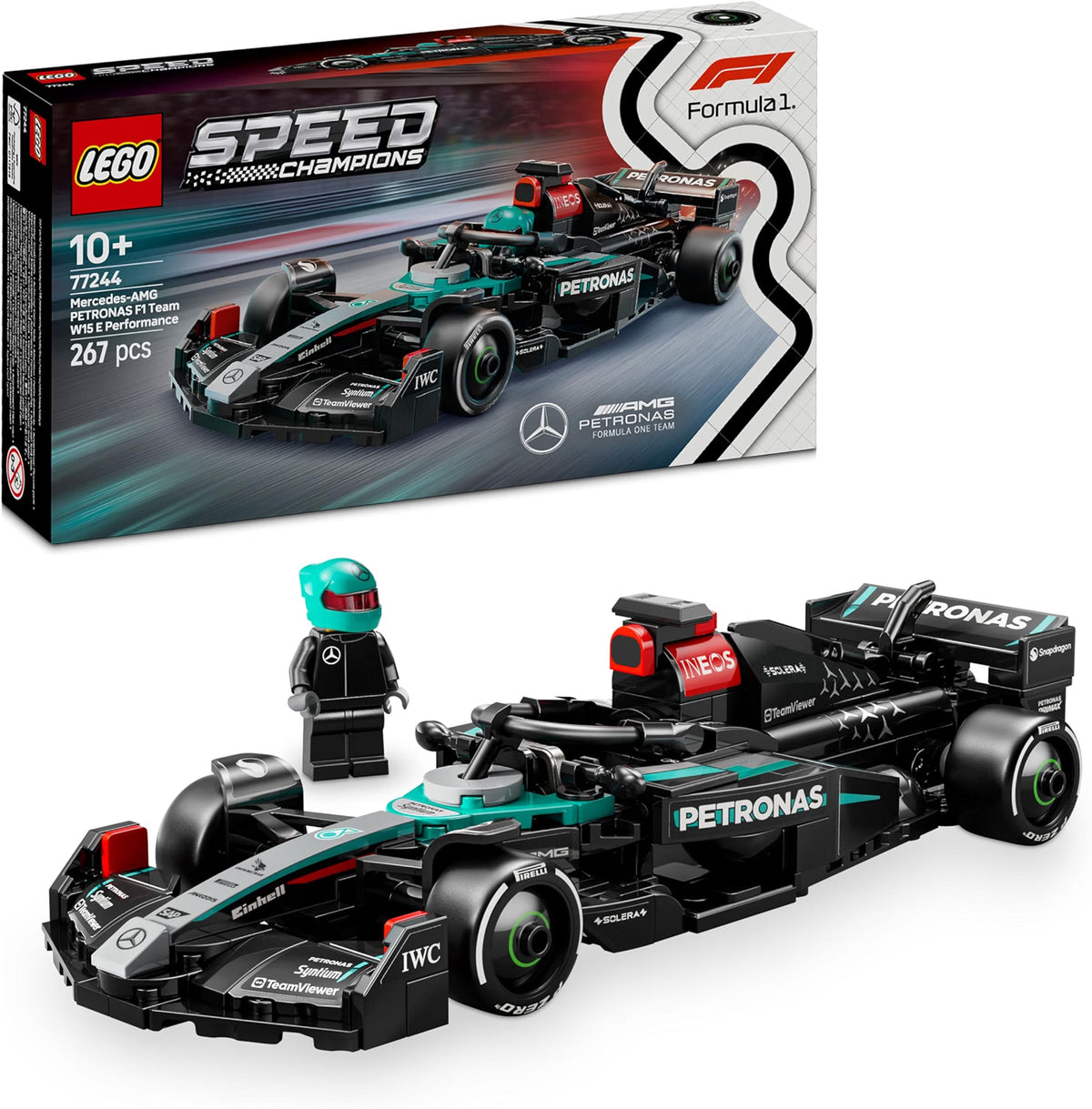 LEGO Speed Champions: Coche de Carreras Mercedes-AMG F1 W15