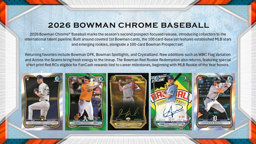 2026 Bowman Chrome Baseball Breaker Delight | Tier Kards