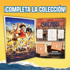 One Piece Cards Álbum Oficial con 10 Stickers incluidos