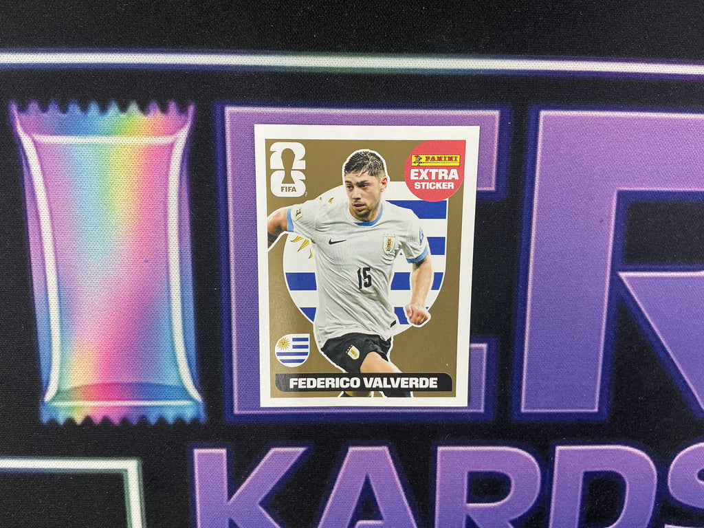 Valverde extra sticker oro Word Cup 2026