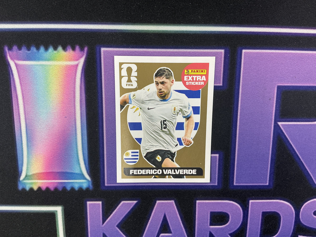 Valverde extra sticker oro Word Cup 2026