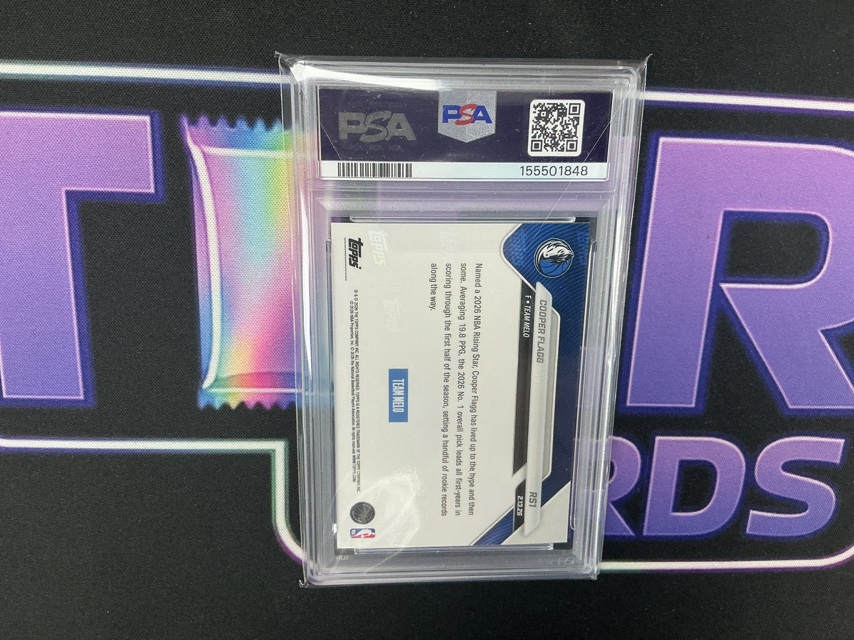 2026 Topps nos rising stars Cooper Flagg PSA10