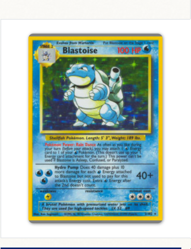 Blastoise 2 Base Set 🇬🇧