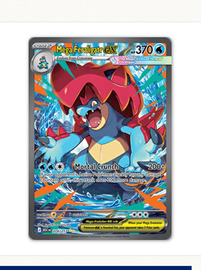 Mega Feraligatr ex ASC 274 🇪🇸