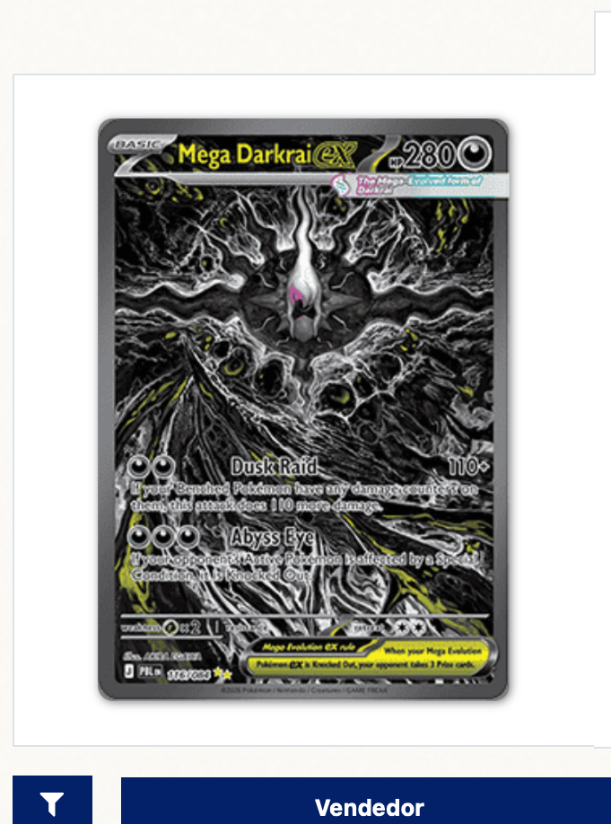 Mega Darkrai ex PBL 116 🇪🇸