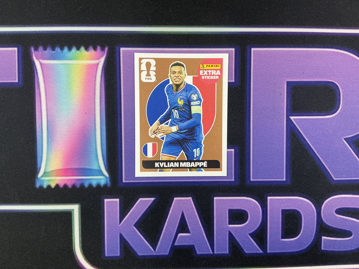 Kylian Mbappé extra sticker bronce Word Cup 2026