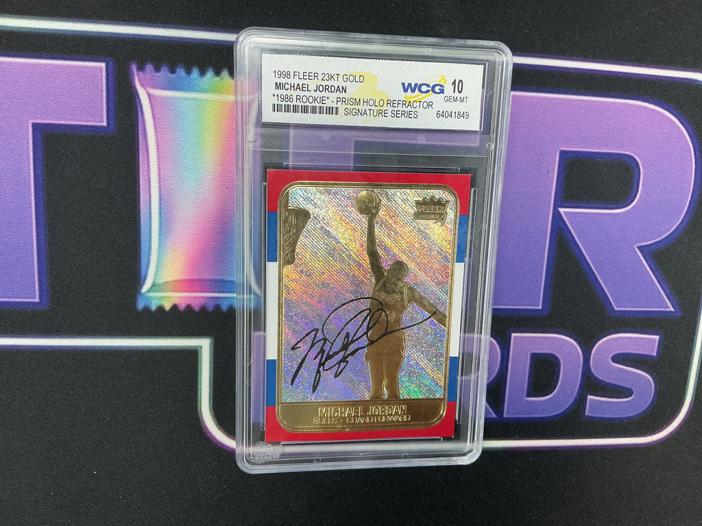 Fleer Michael Jordan 1998 23KT Gold WCG10