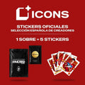 Sobre de Stickers Oficiales Cicons: Selección Española de Creadores (5 Stickers)
