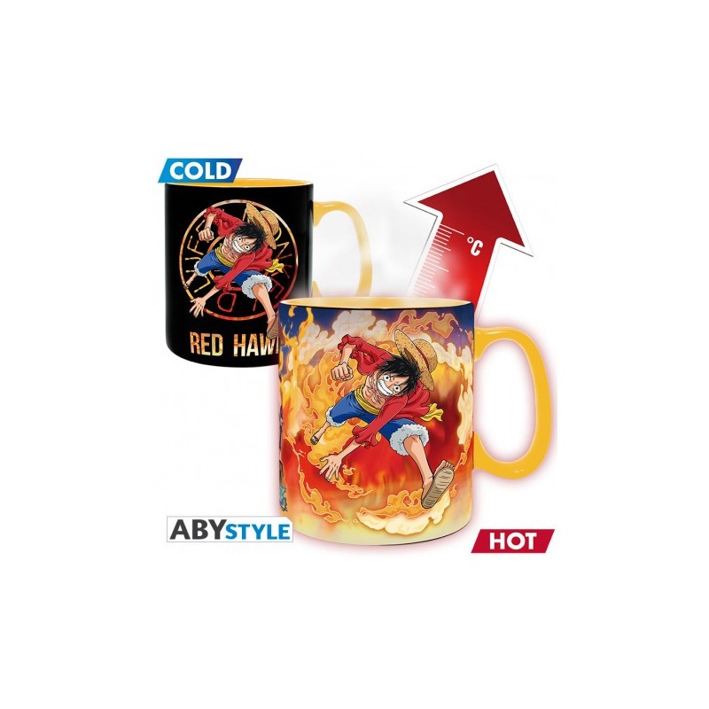 Taza Térmica Luffy y Sabo One Piece 460ml | Tier Kards
