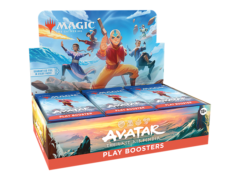 Magic: The Gathering Avatar: The Last Airbender Play Booster Box | 30 Paquetes | Juego de Cartas coleccionables para coleccionar