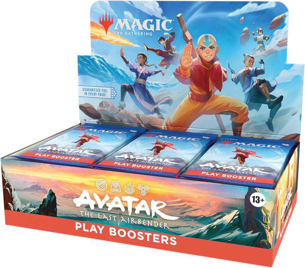 Magic: The Gathering Avatar: The Last Airbender Play Booster Box | 30 Paquetes | Juego de Cartas coleccionables para coleccionar