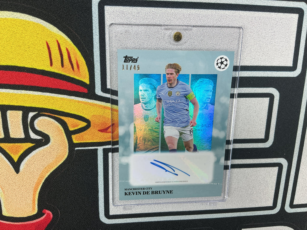 Kevin de Bruyne 11/49 Autograph Topps Simplicidad