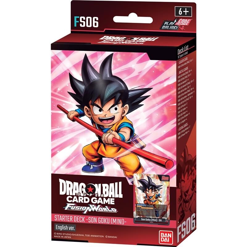 Starter Deck Display FS-06 (6 Mazos) Inglés - DBSCG Fusion World