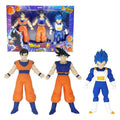 Pack Figuras Dragon Ball Monsterflex - Gohan, Goku y Vegeta | Tier Kards