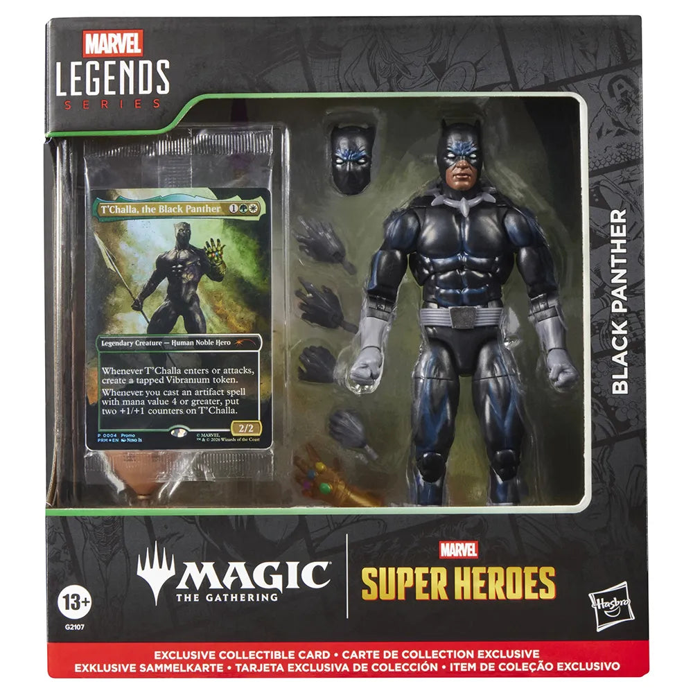 Figura Black Panther Marvel Legends x MTG 1 - Hasbro | Tier Kards