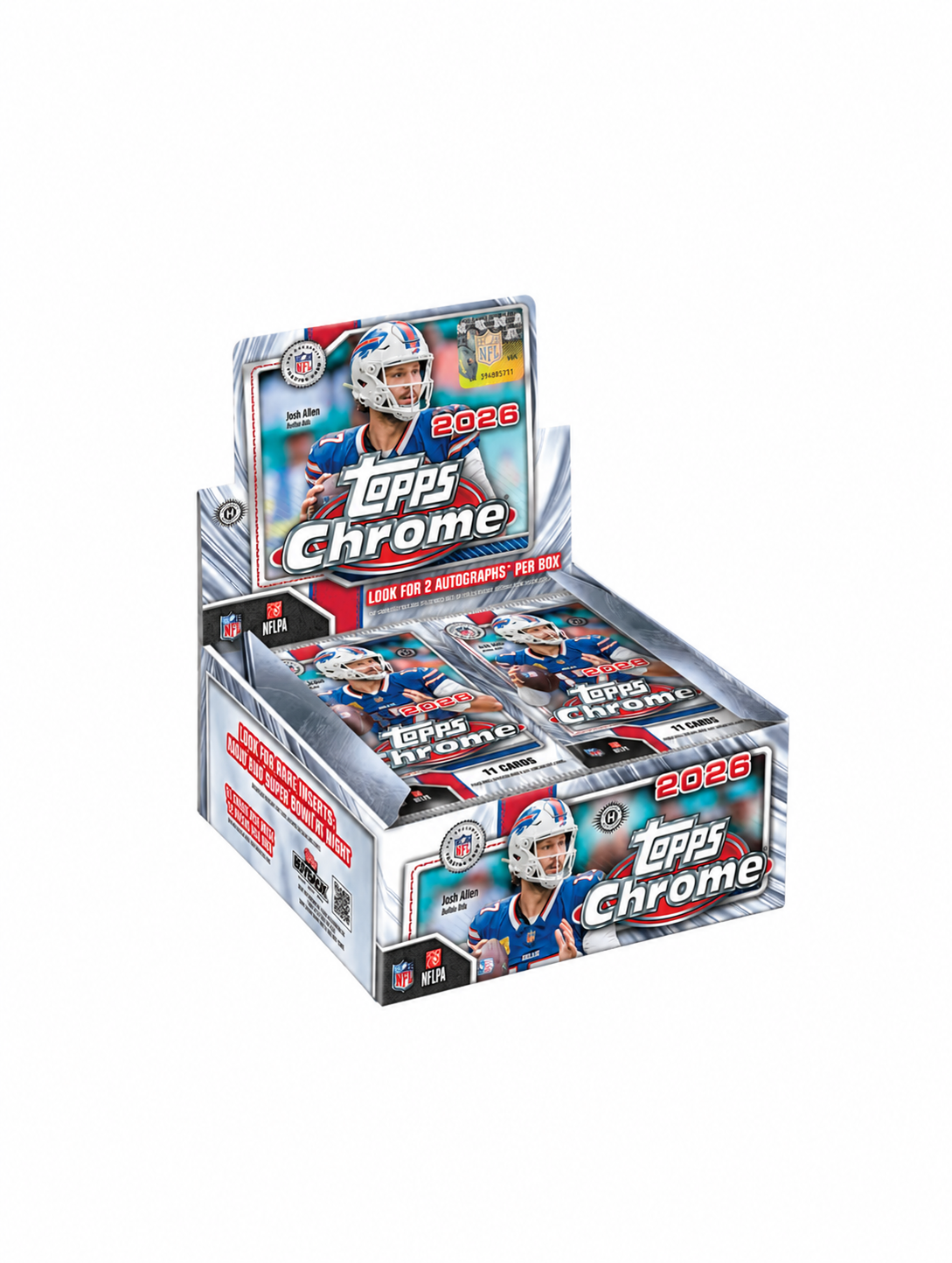2026 Topps Chrome Football Jumbo Box(Pre Order)| Tier Kards