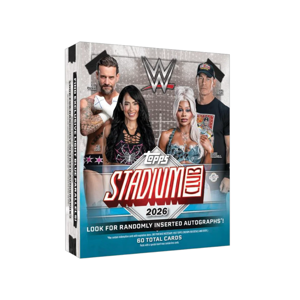 Topps WWE Stadium Club 2026 Mega Box | Tier Kards
