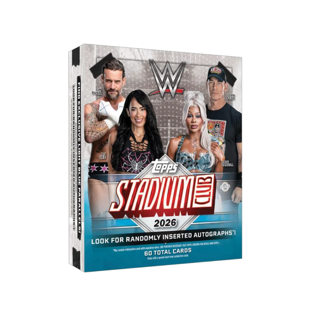 Topps WWE Stadium Club 2026 Mega Box | Tier Kards